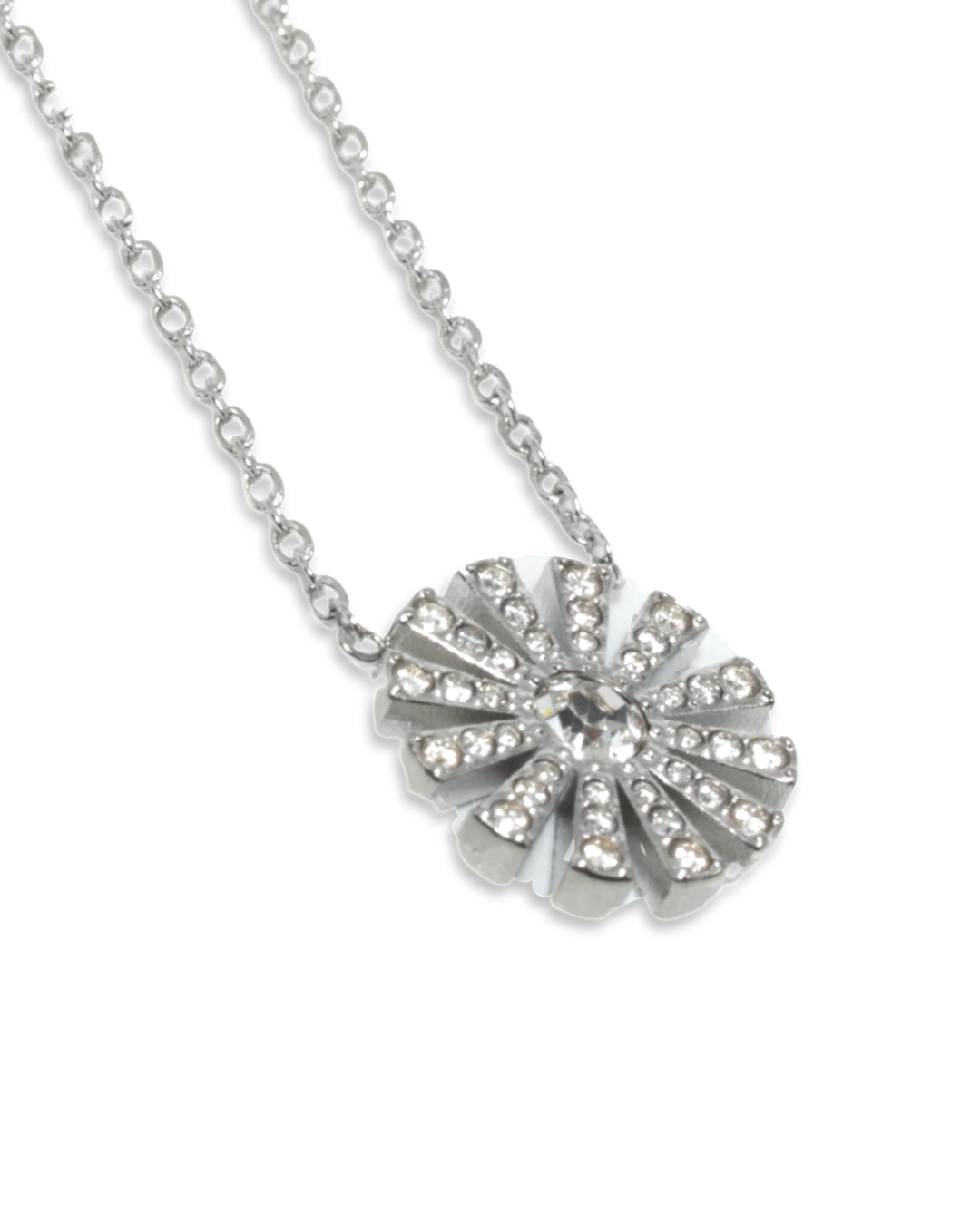 Crystal flower ketting