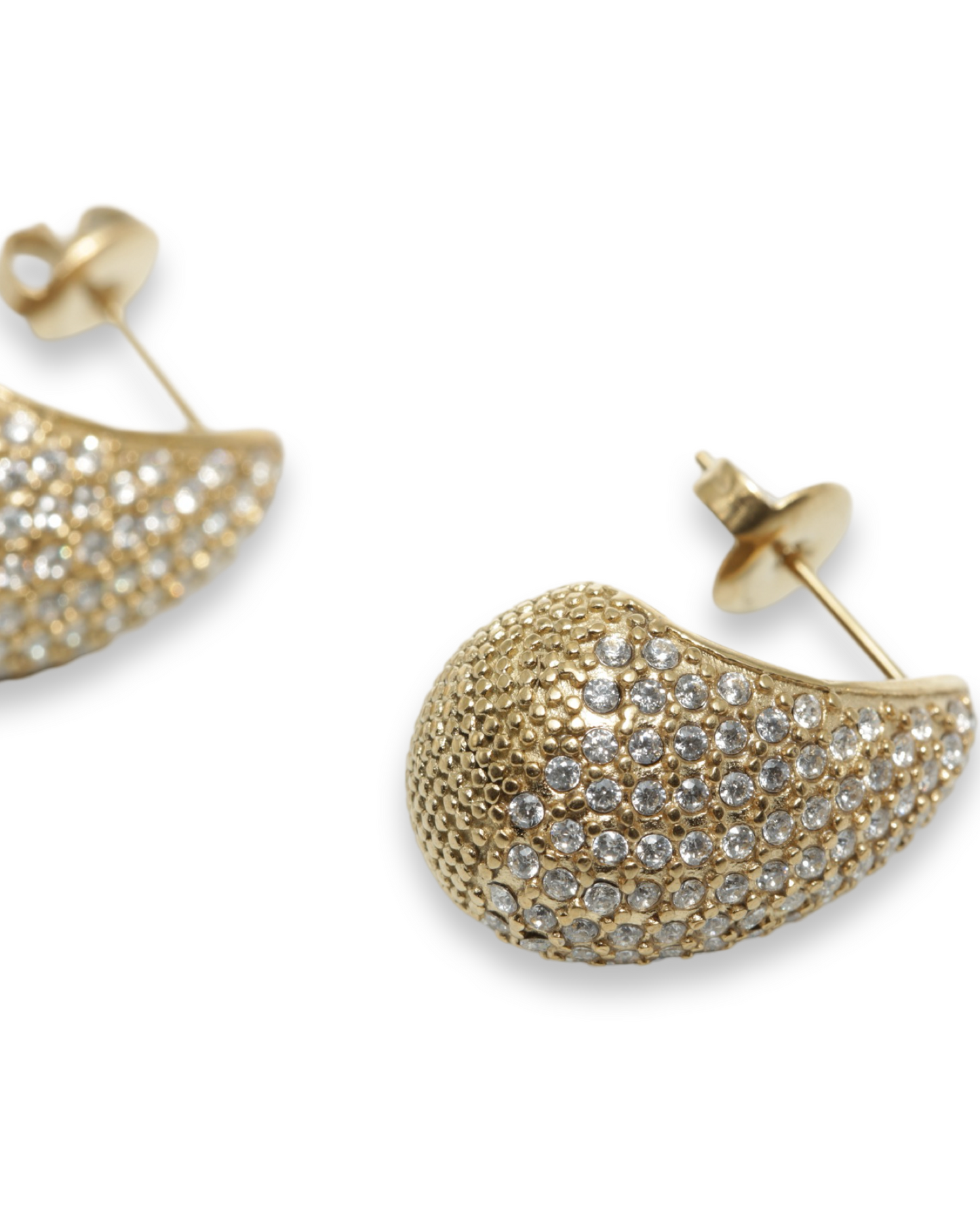 Drop bling oorbellen