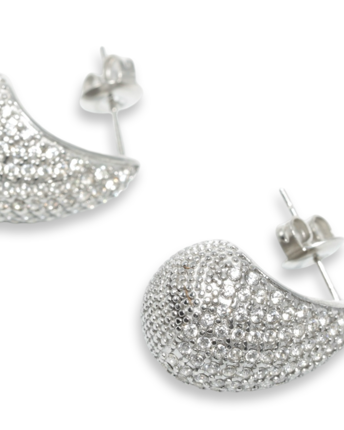 Drop bling oorbellen