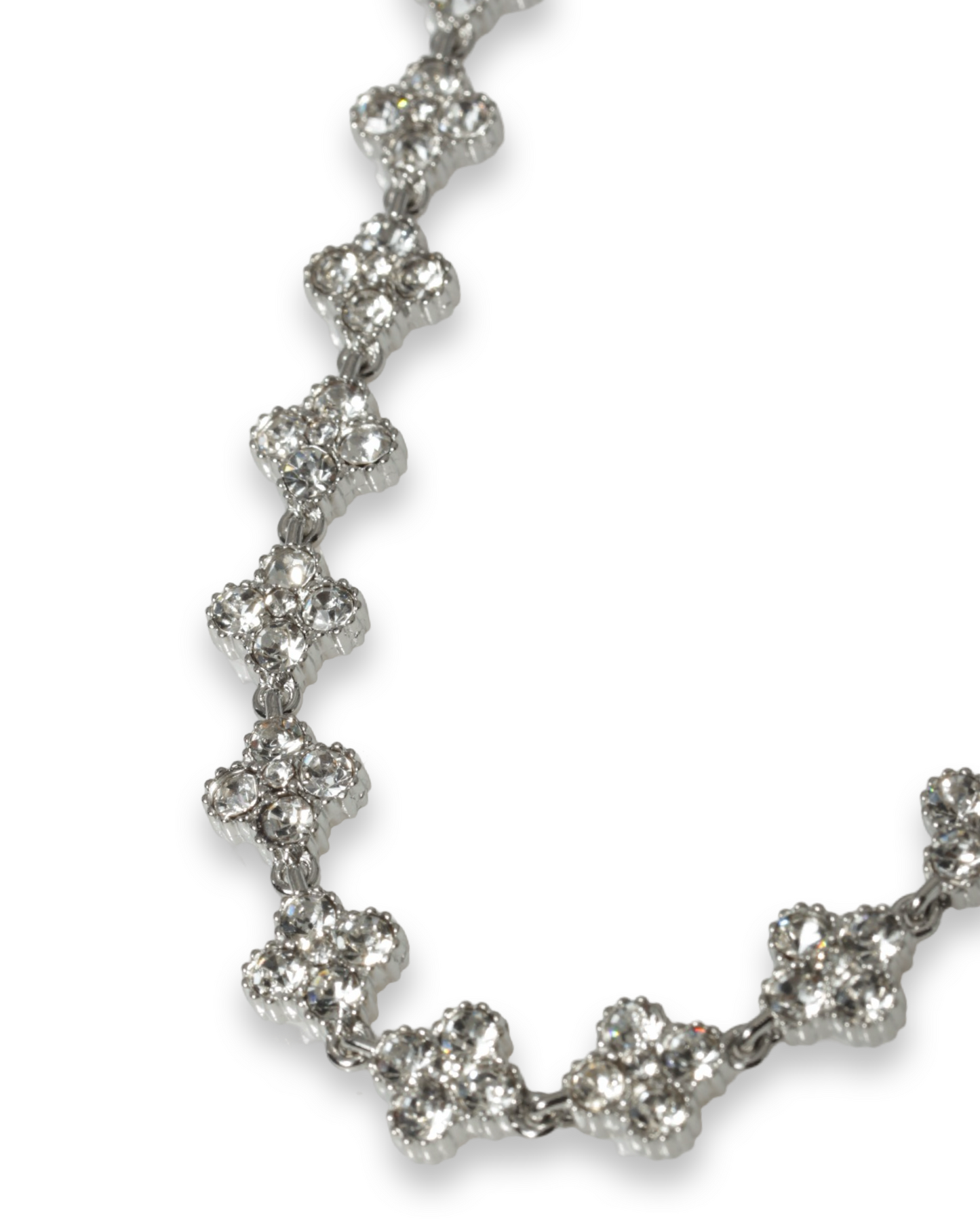 Clover diamond ketting