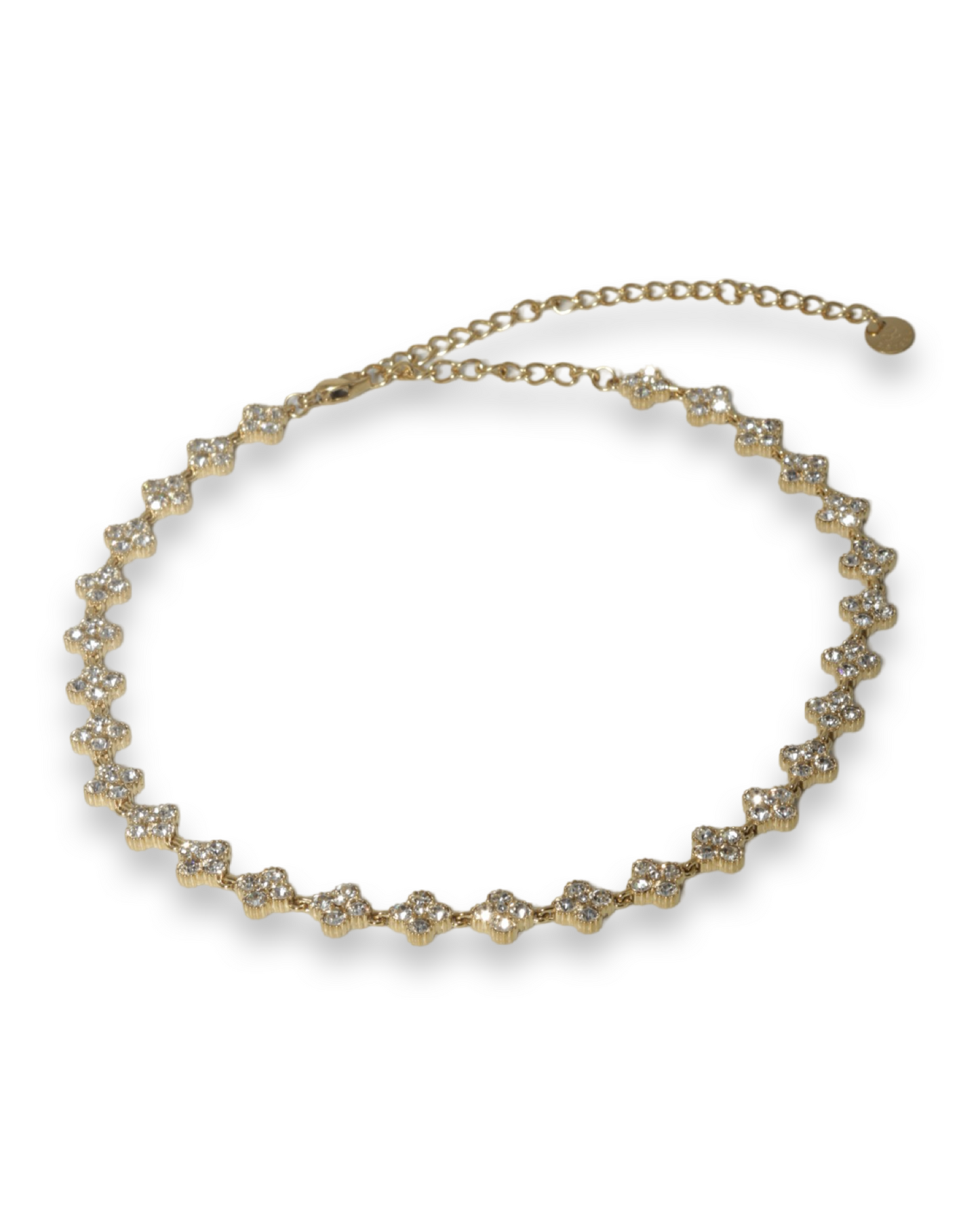 Clover diamond ketting