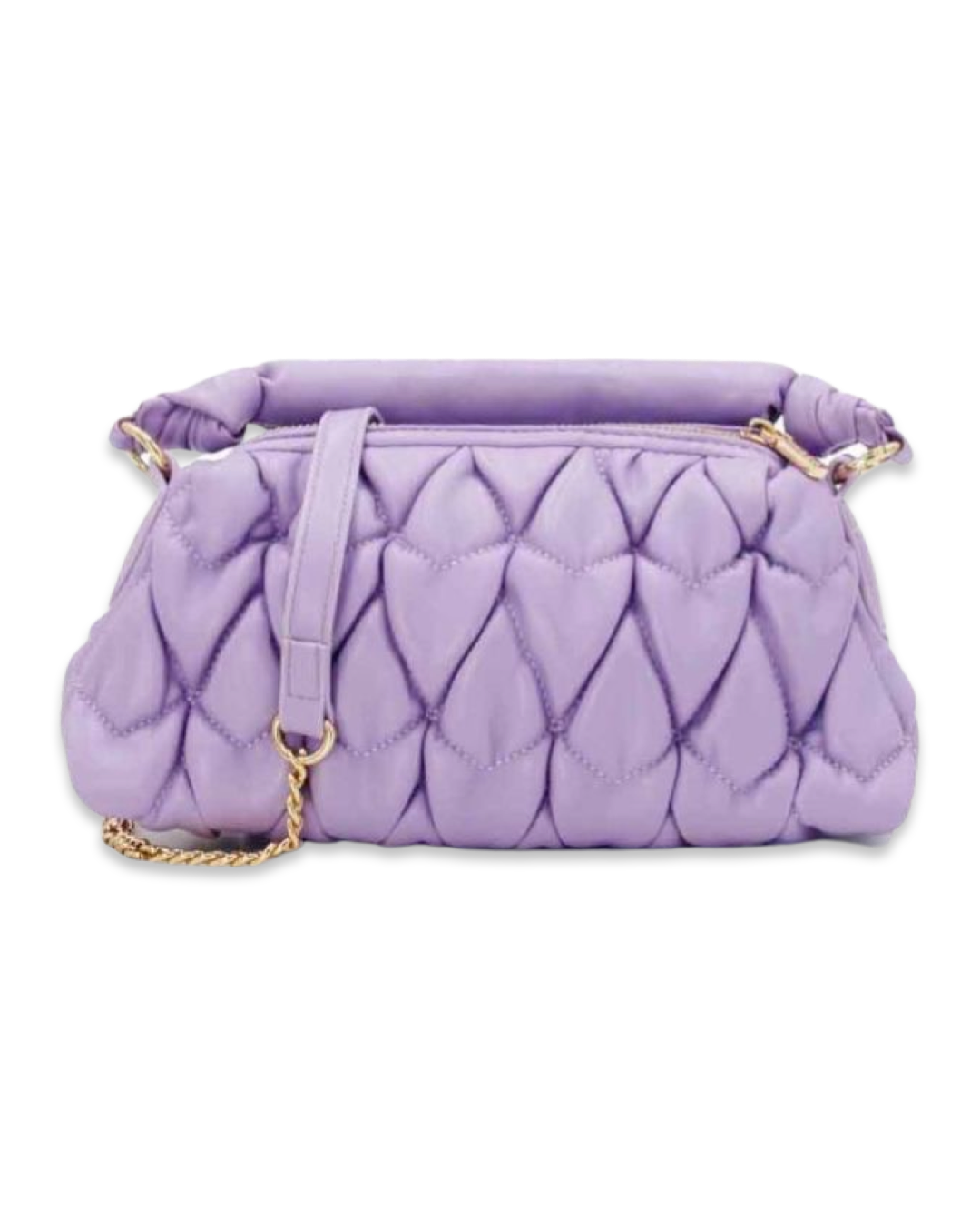 Puffer tas met draagketting