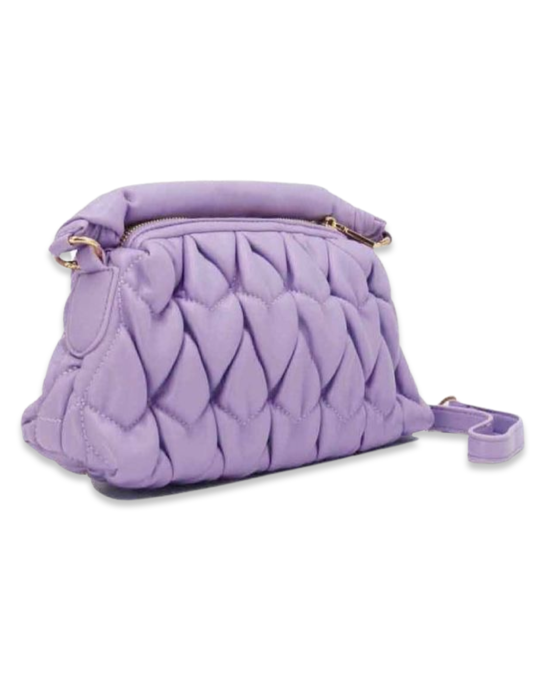 Puffer tas met draagketting