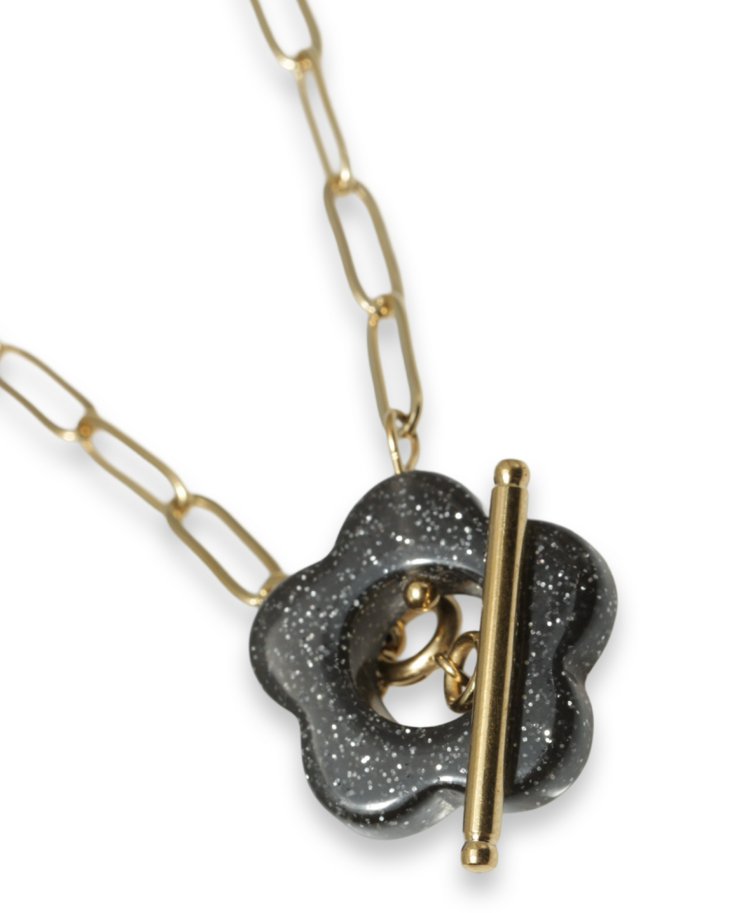 Flower sparkle ketting