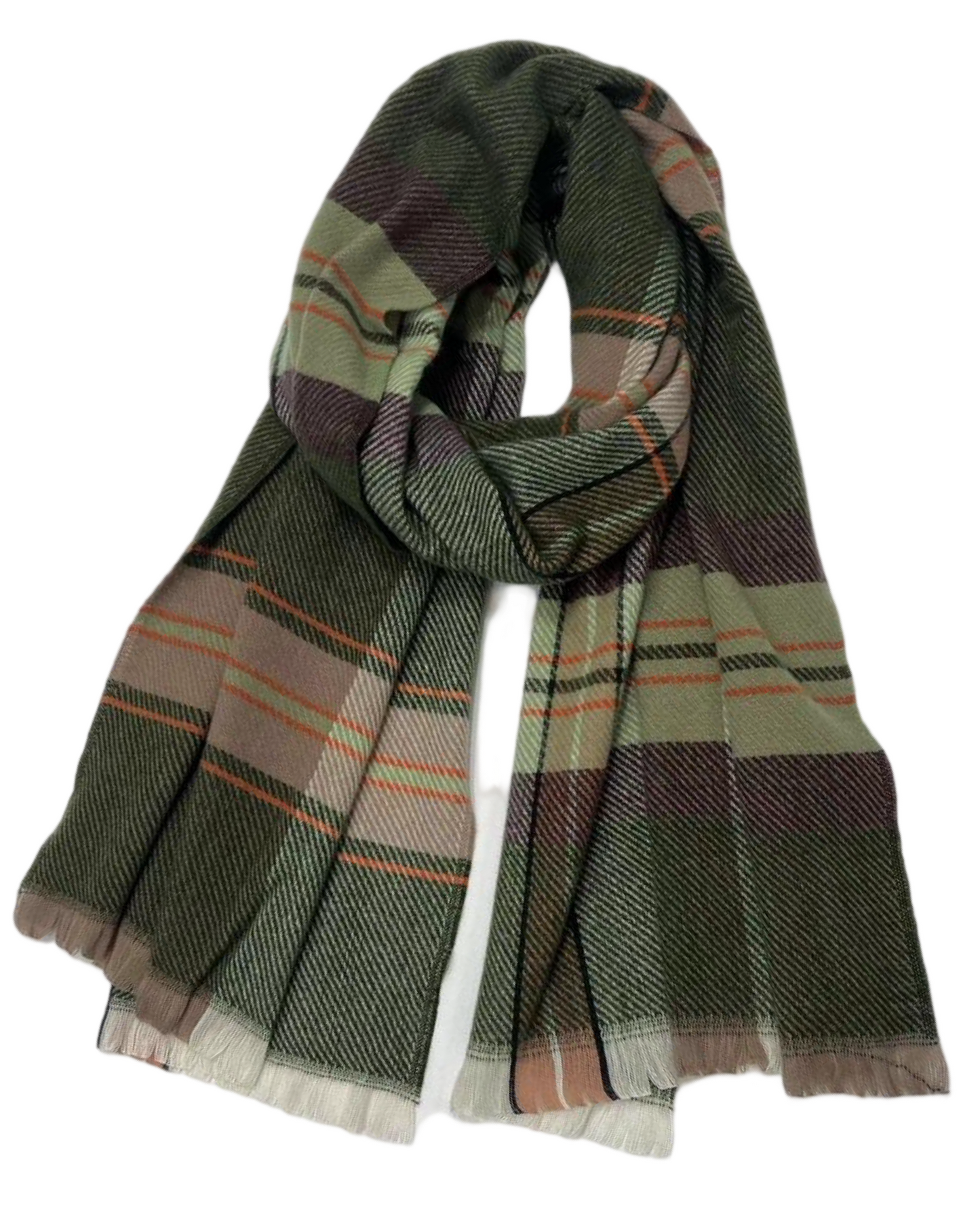 Wintersjaal Plaid - Green