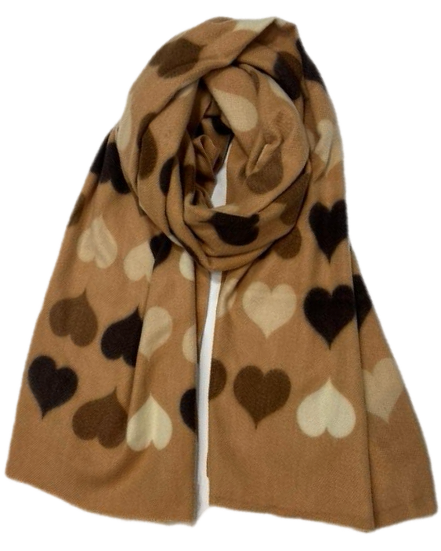 Wintersjaal Queen of hearts - Camel