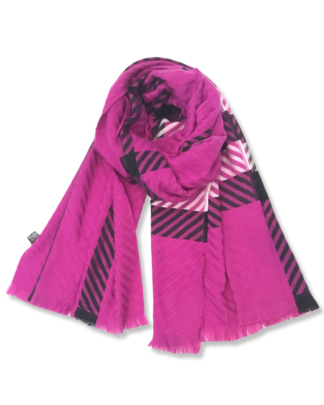 Wintersjaal Plaid - Fuchsia