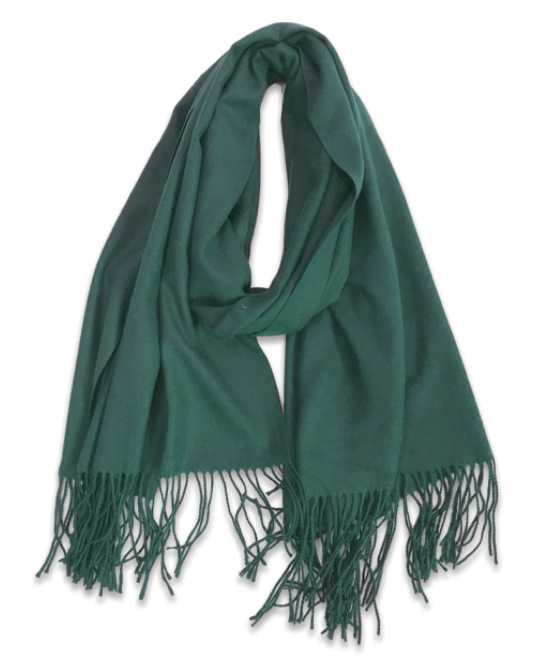 Soft cashmere sjaal - Blackish green