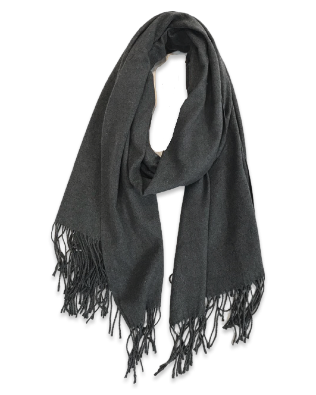 Soft cashmere sjaal - Dark Grey