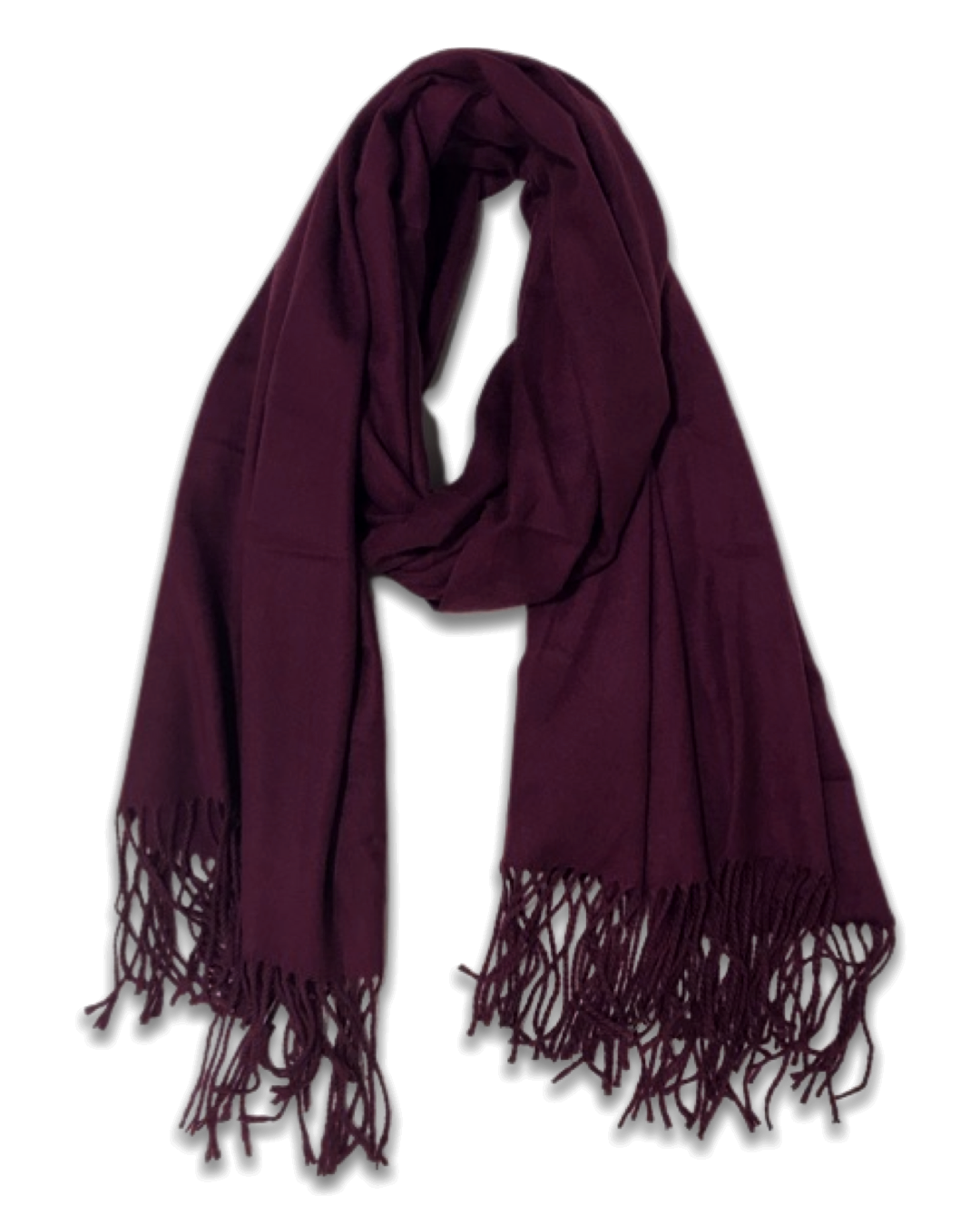 Soft cashmere sjaal - Flower red