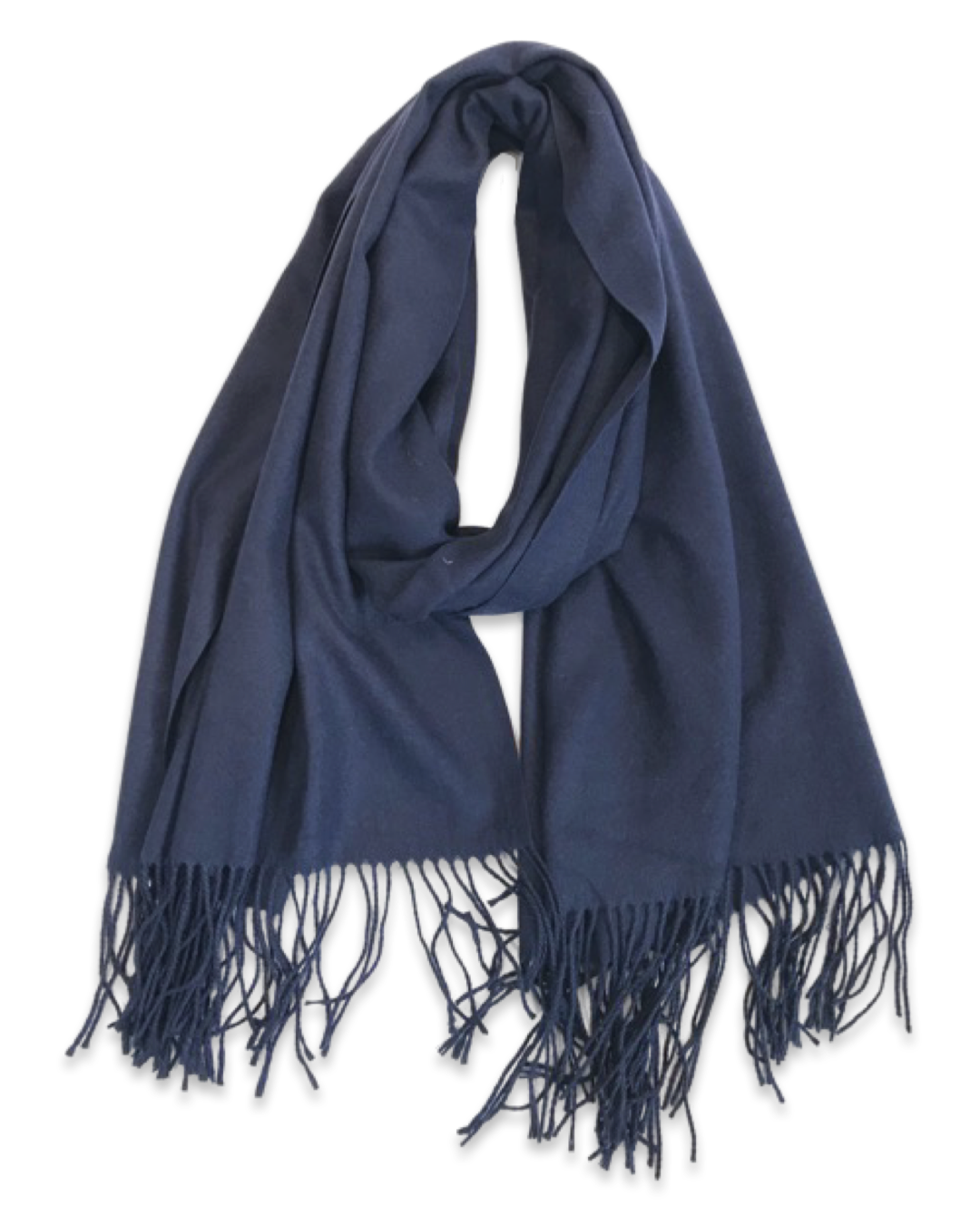Soft cashmere sjaal - Jean blue