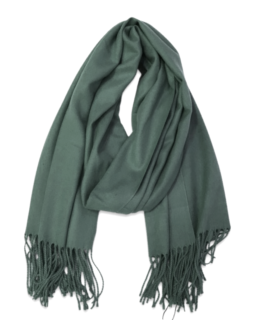 Soft cashmere sjaal - Mallard green