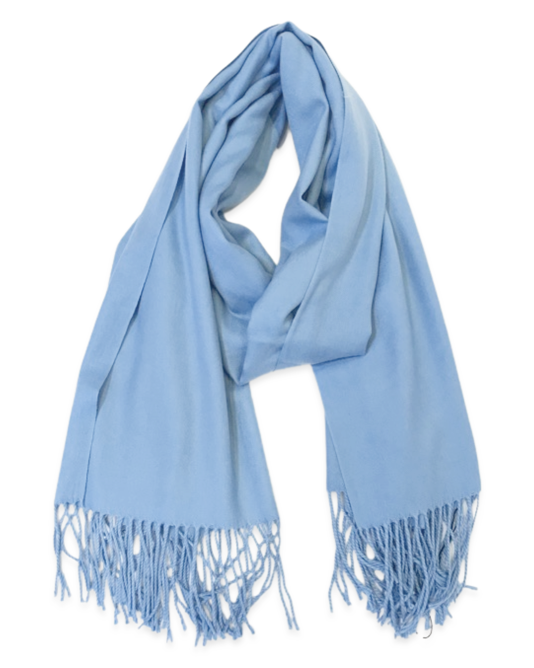 Soft cashmere sjaal - Sky blue