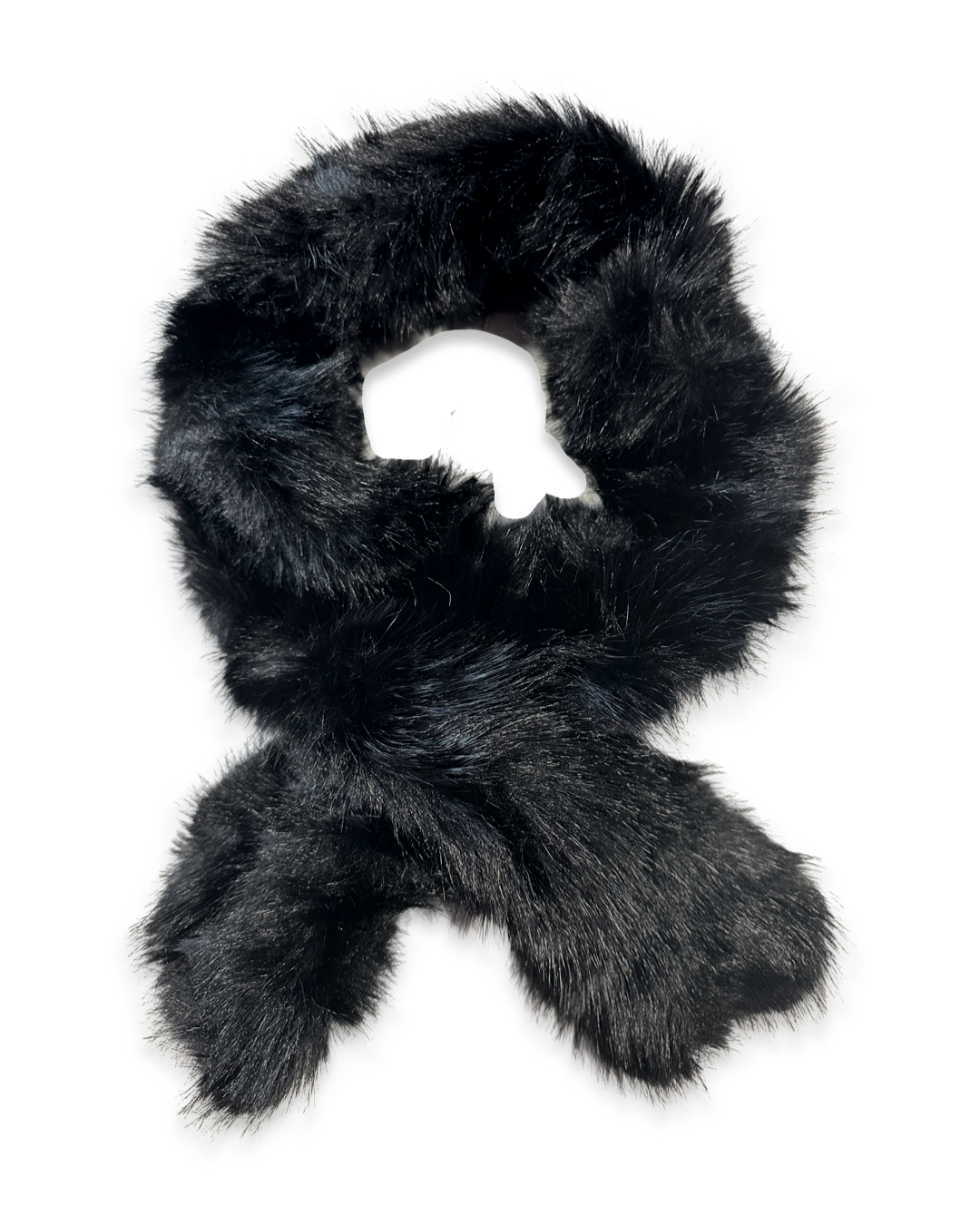 Wintersjaal Faux fur - Black