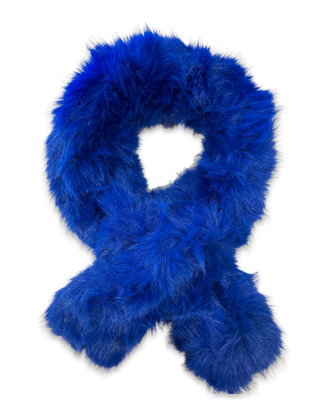 Wintersjaal Faux fur - Blue