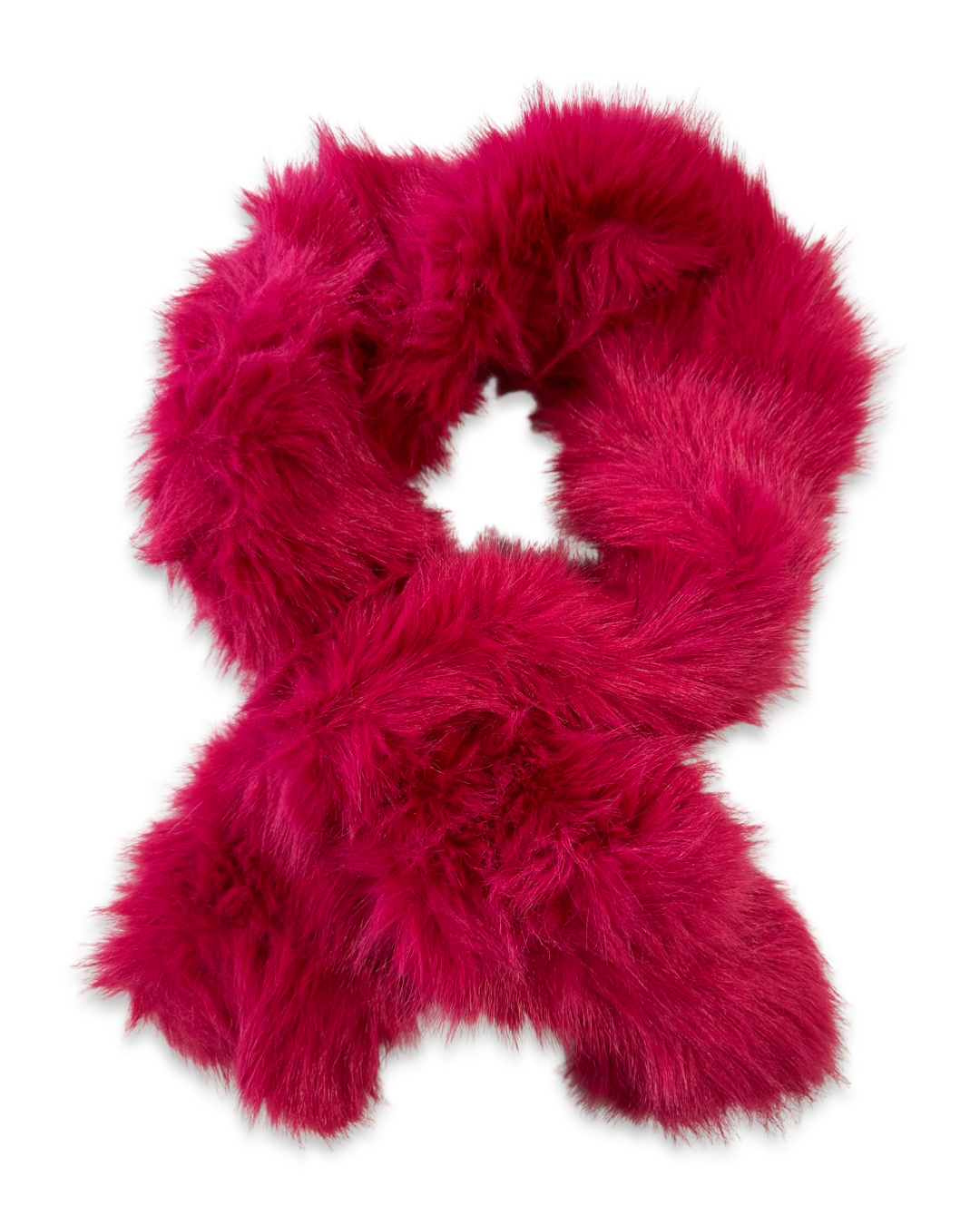 Wintersjaal Faux fur - Fuchsia