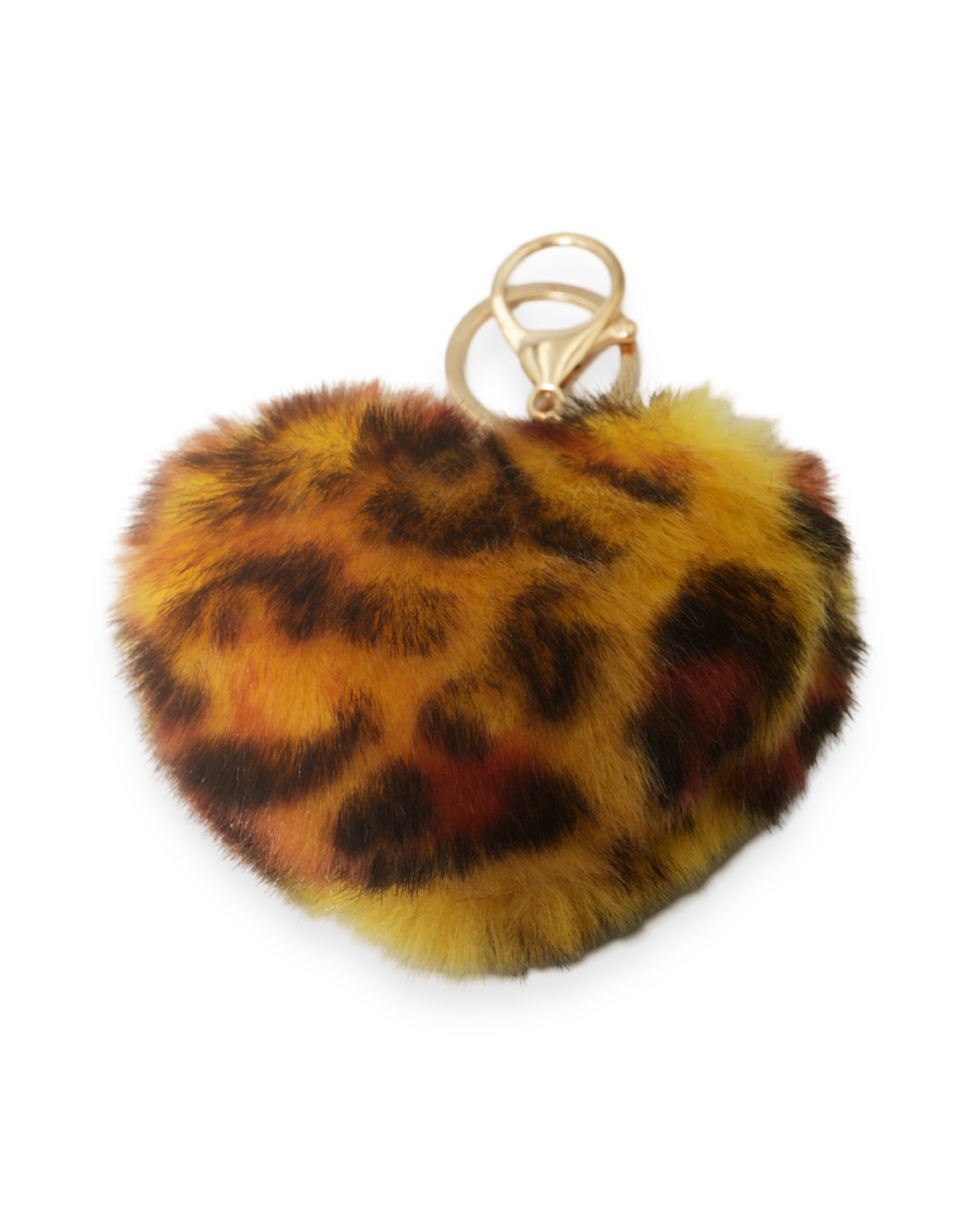 Leo heart bag charm