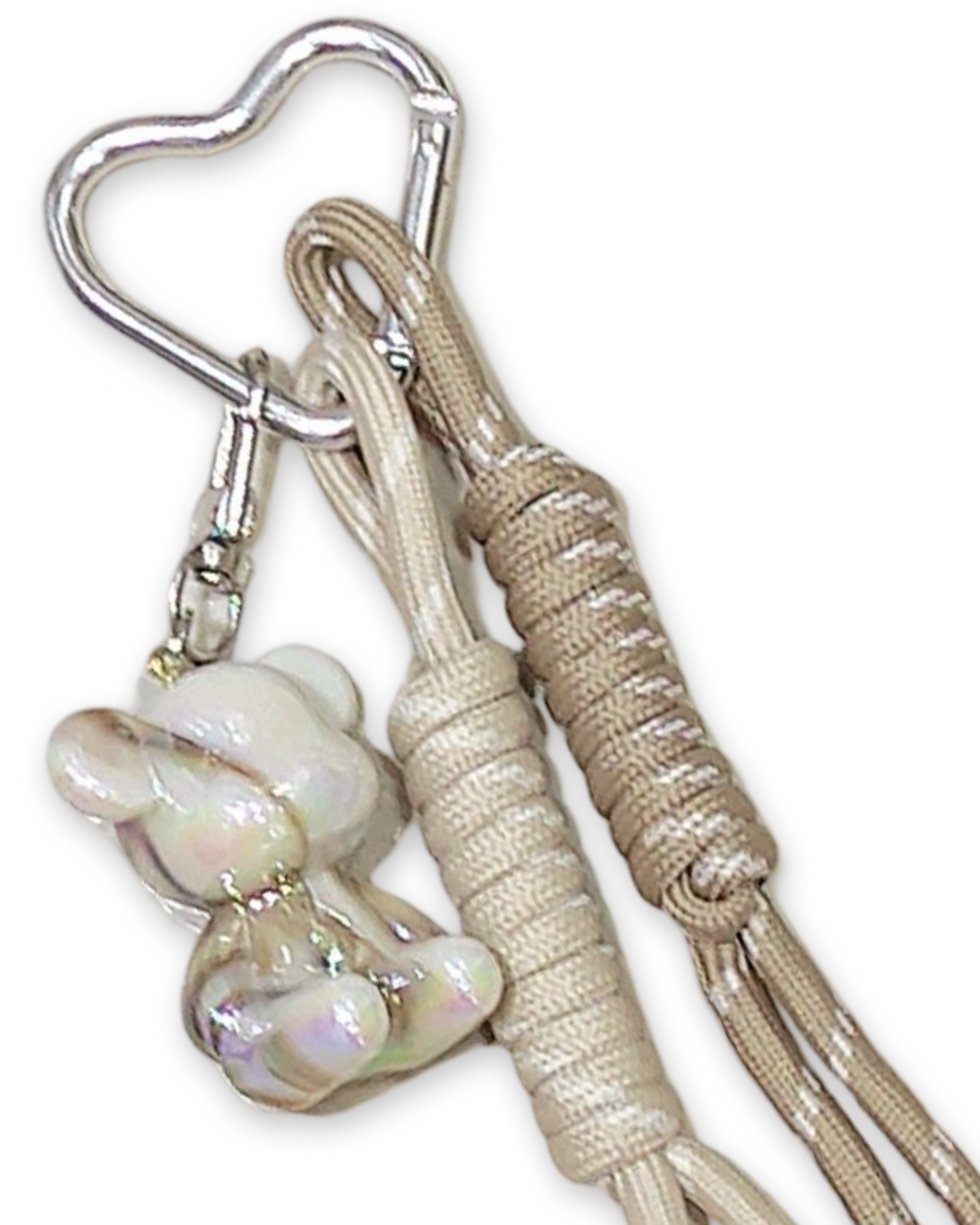Brick bear bag charm