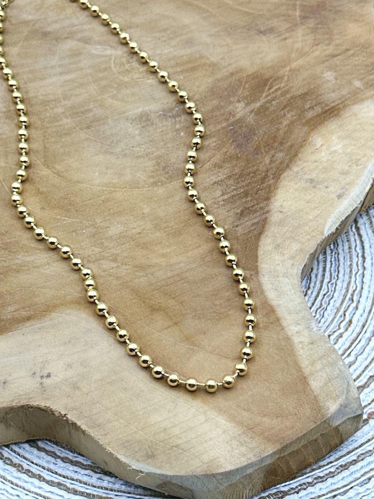 Ball & chain ketting