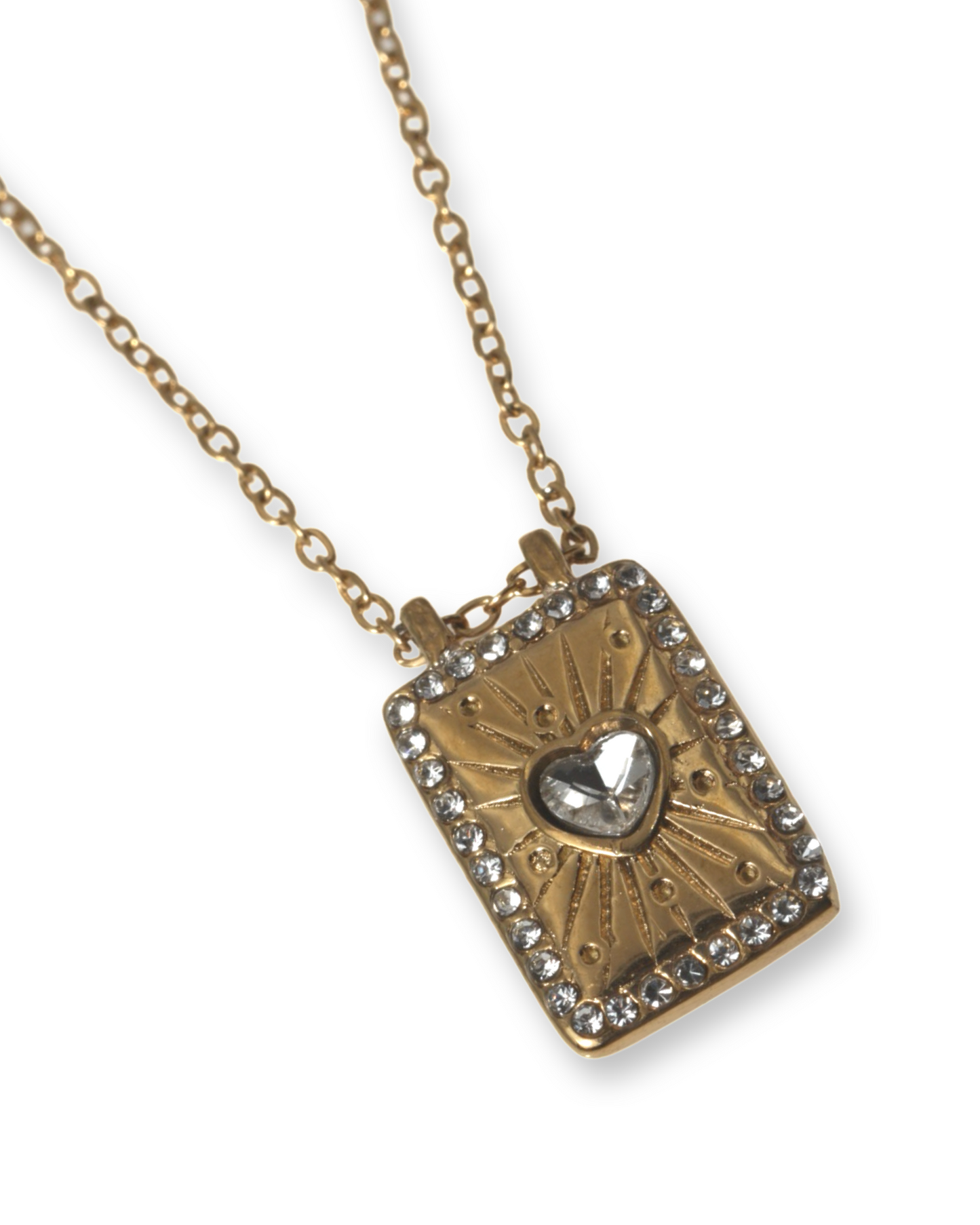 Amulet heart ketting