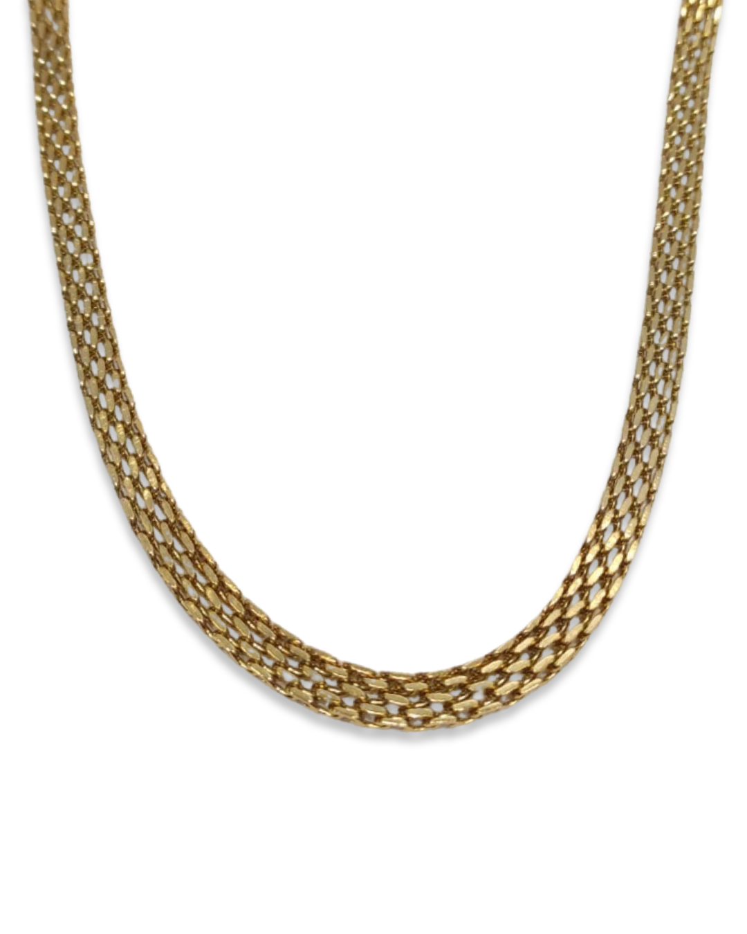 Woven chain ketting