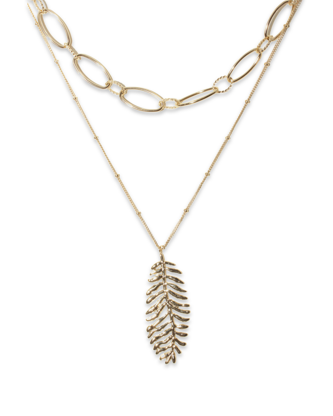 Chain leaf multilayer ketting