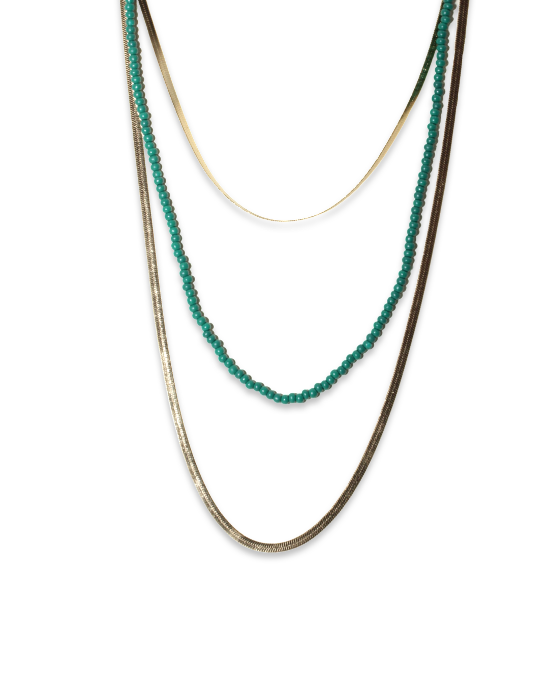 Beads multilayer ketting