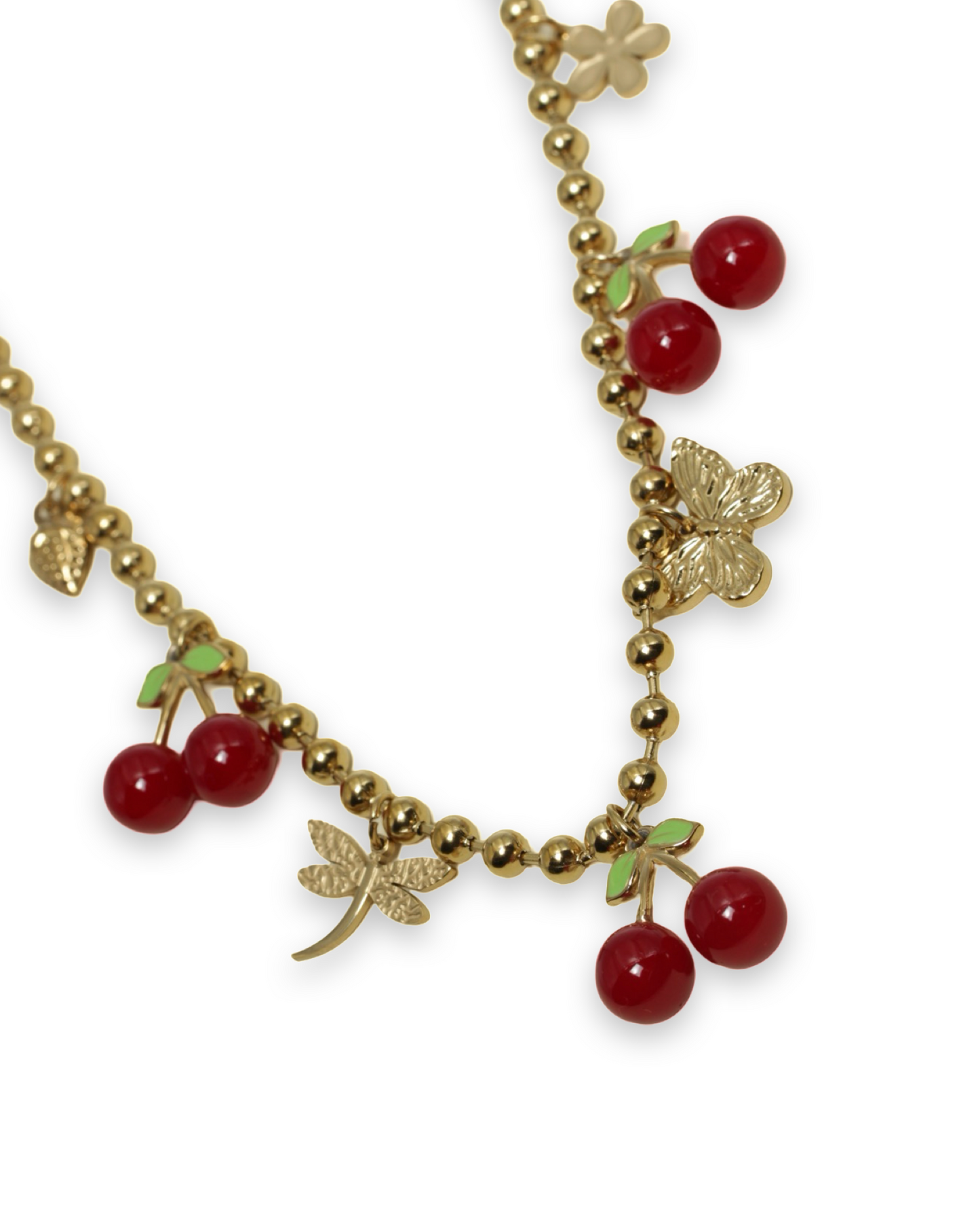 Pop my cherry charm ketting