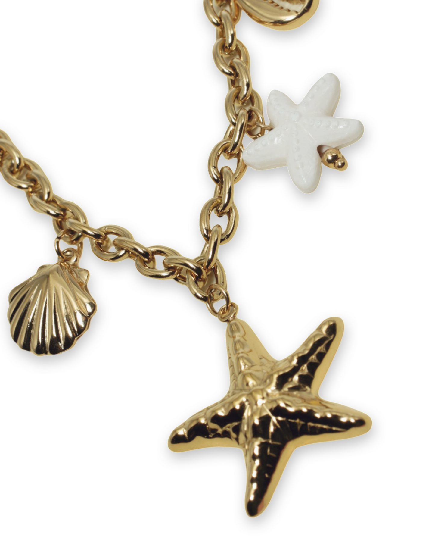 Sea star charm ketting