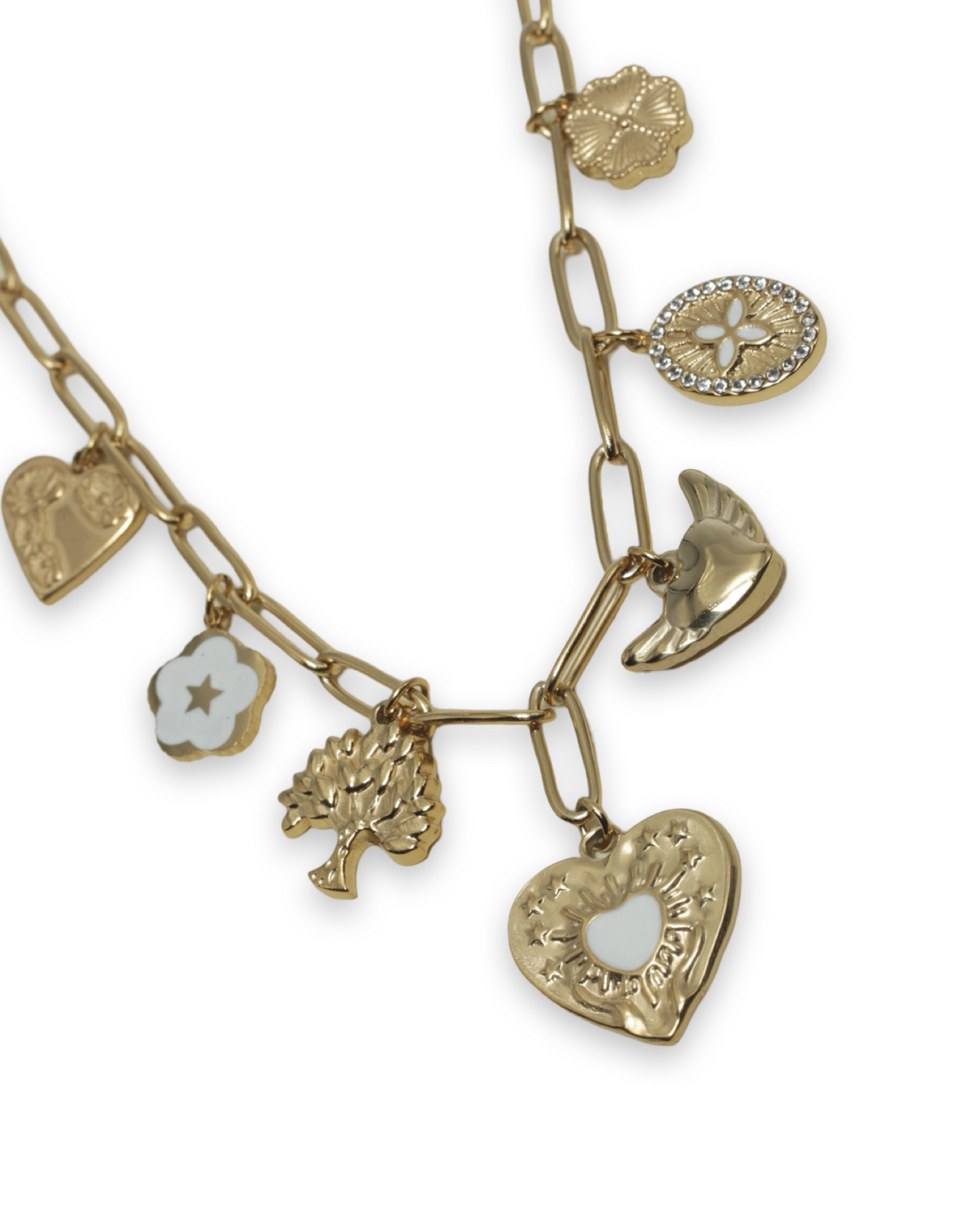 Lovely day charm ketting