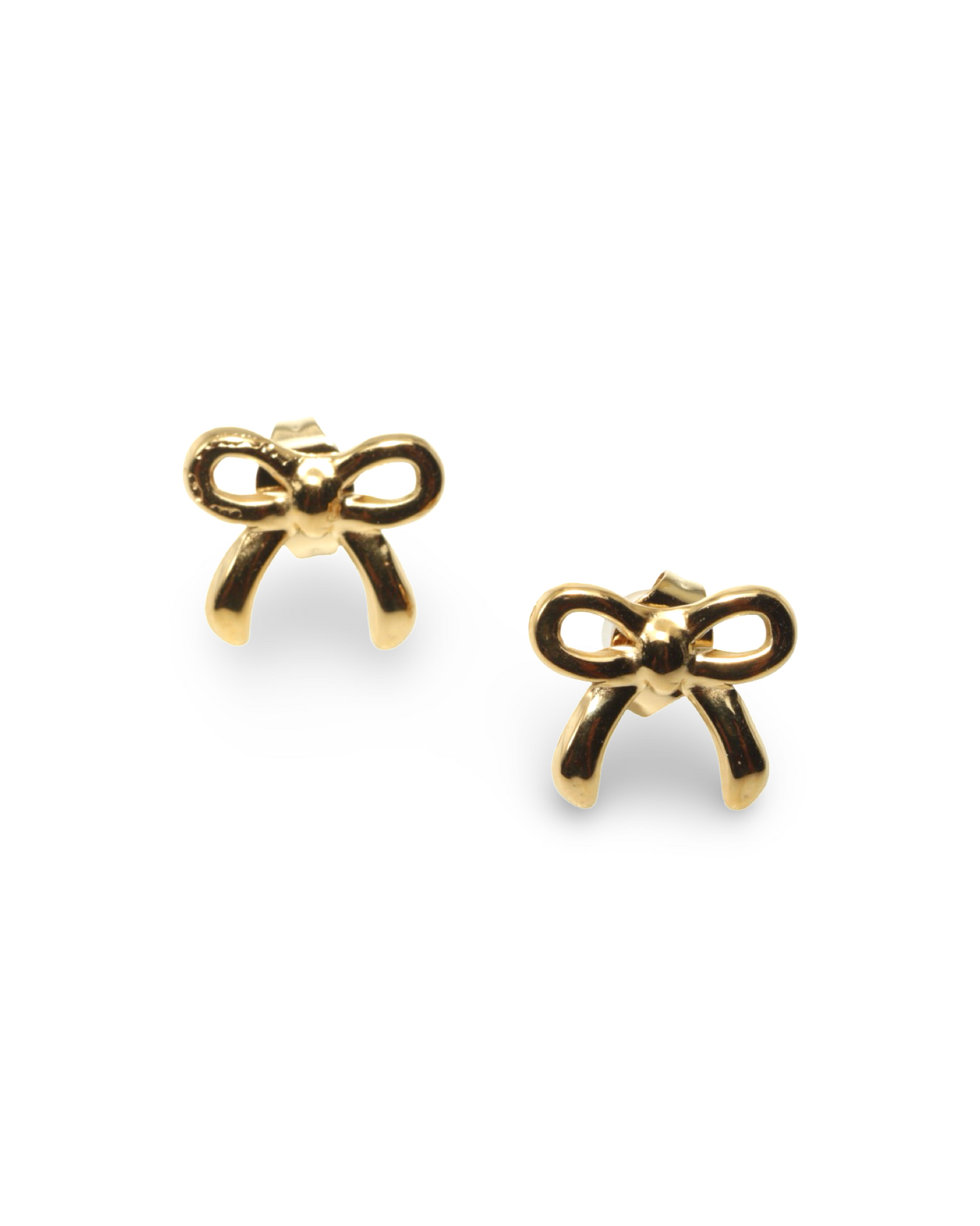 Mini bow oorbellen
