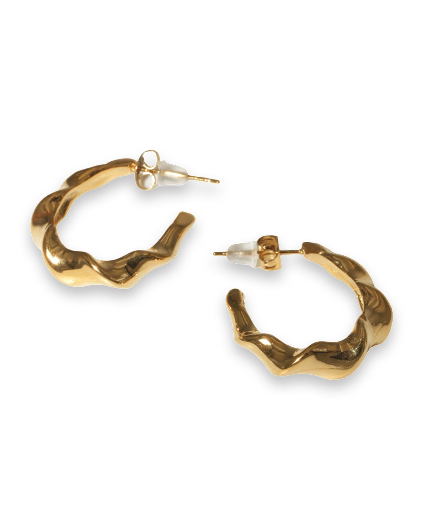 Swirl curl oorbellen