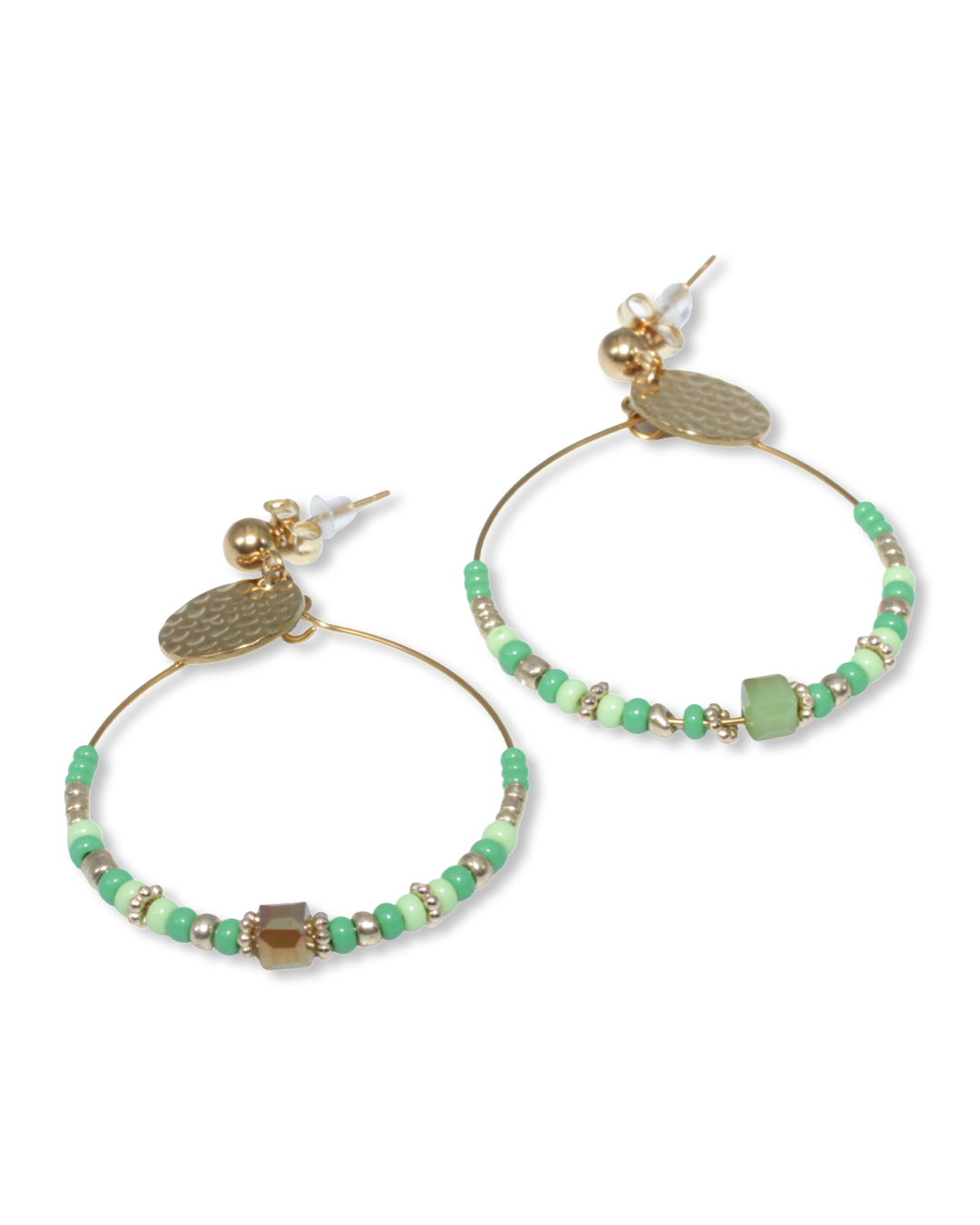 Green as grass oorbellen