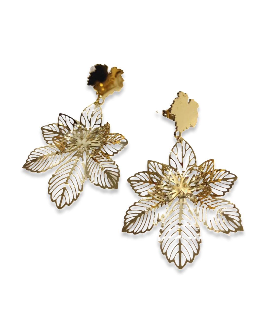 Autumn leaf oorbellen