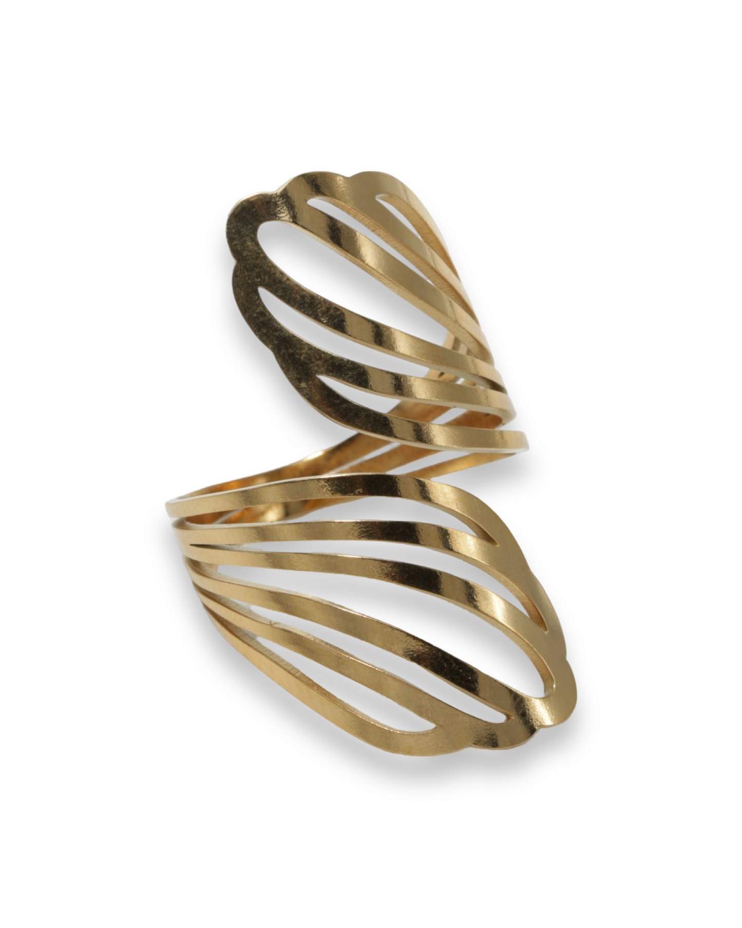 Twist leaf ring