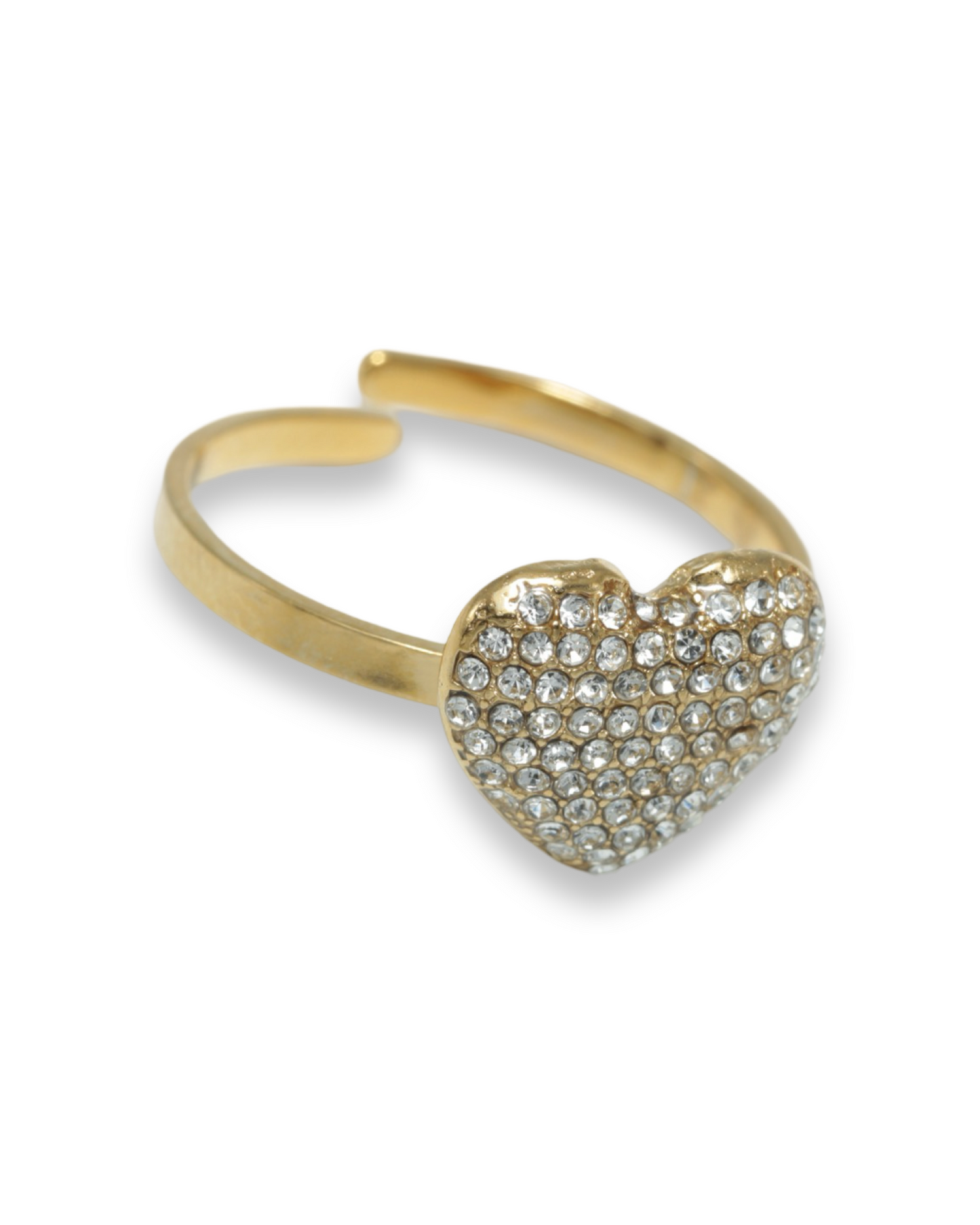 Sparkle heart ring