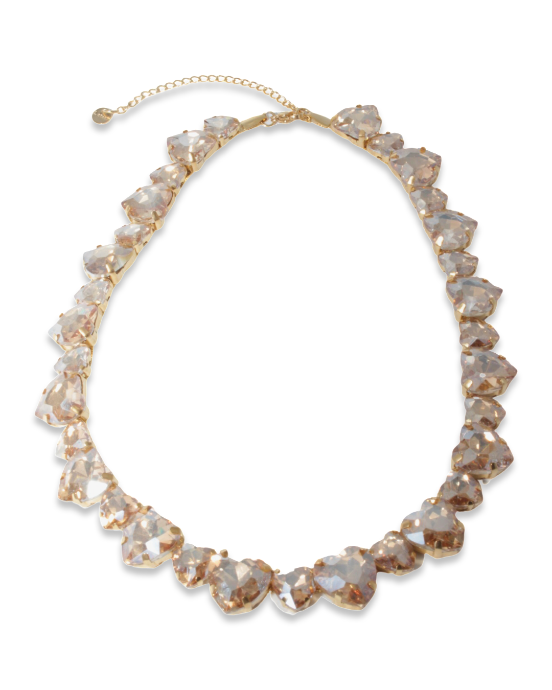 Heart of bling ketting