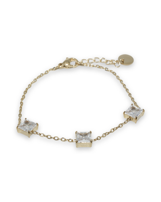 Triple diamond armband