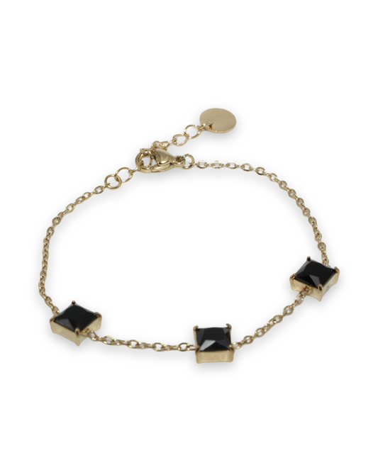 Triple diamond armband