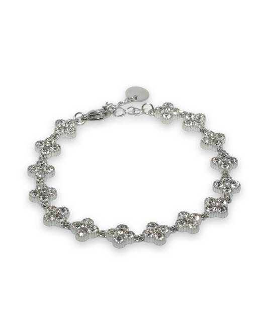 Clover diamond armband