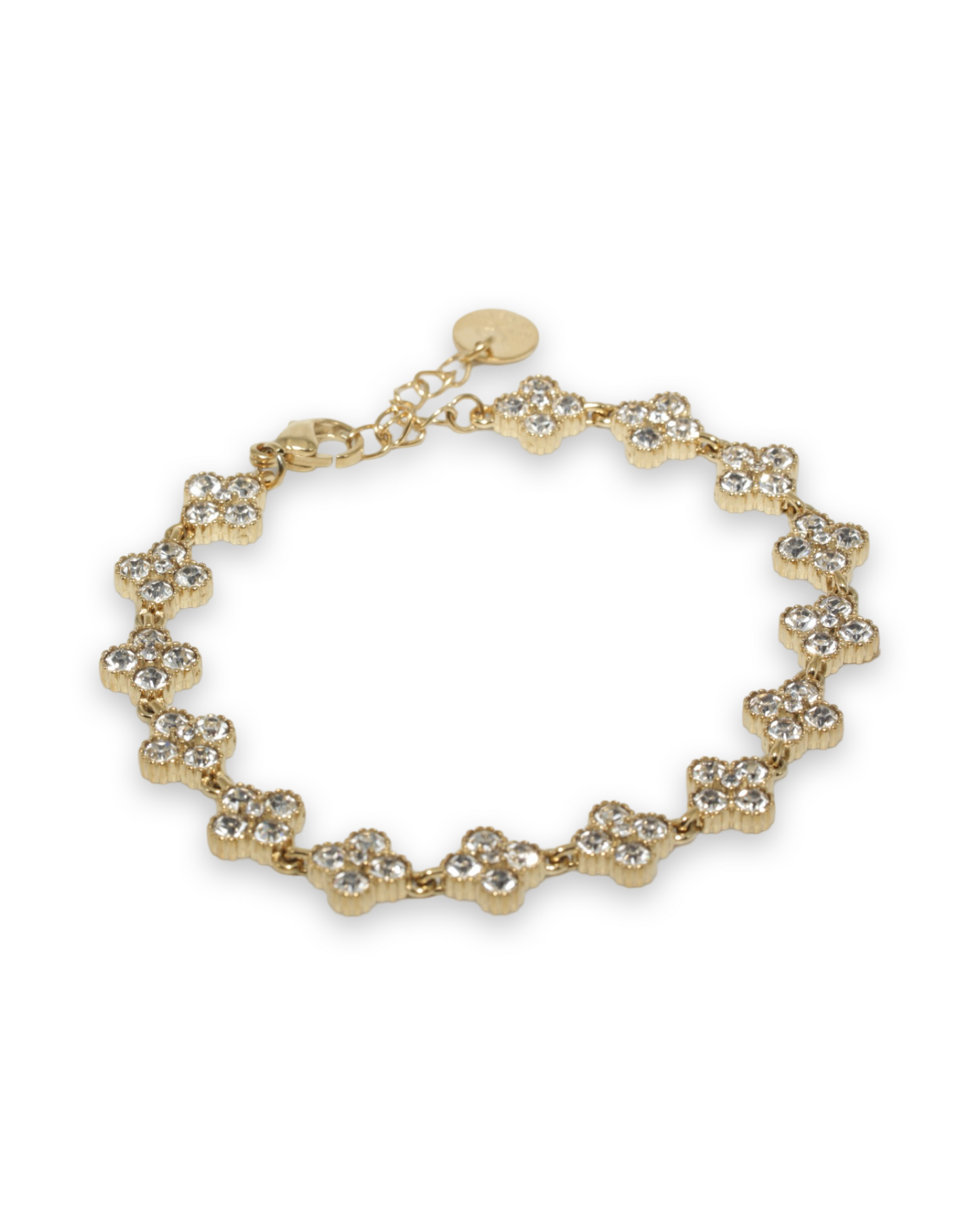 Clover diamond armband