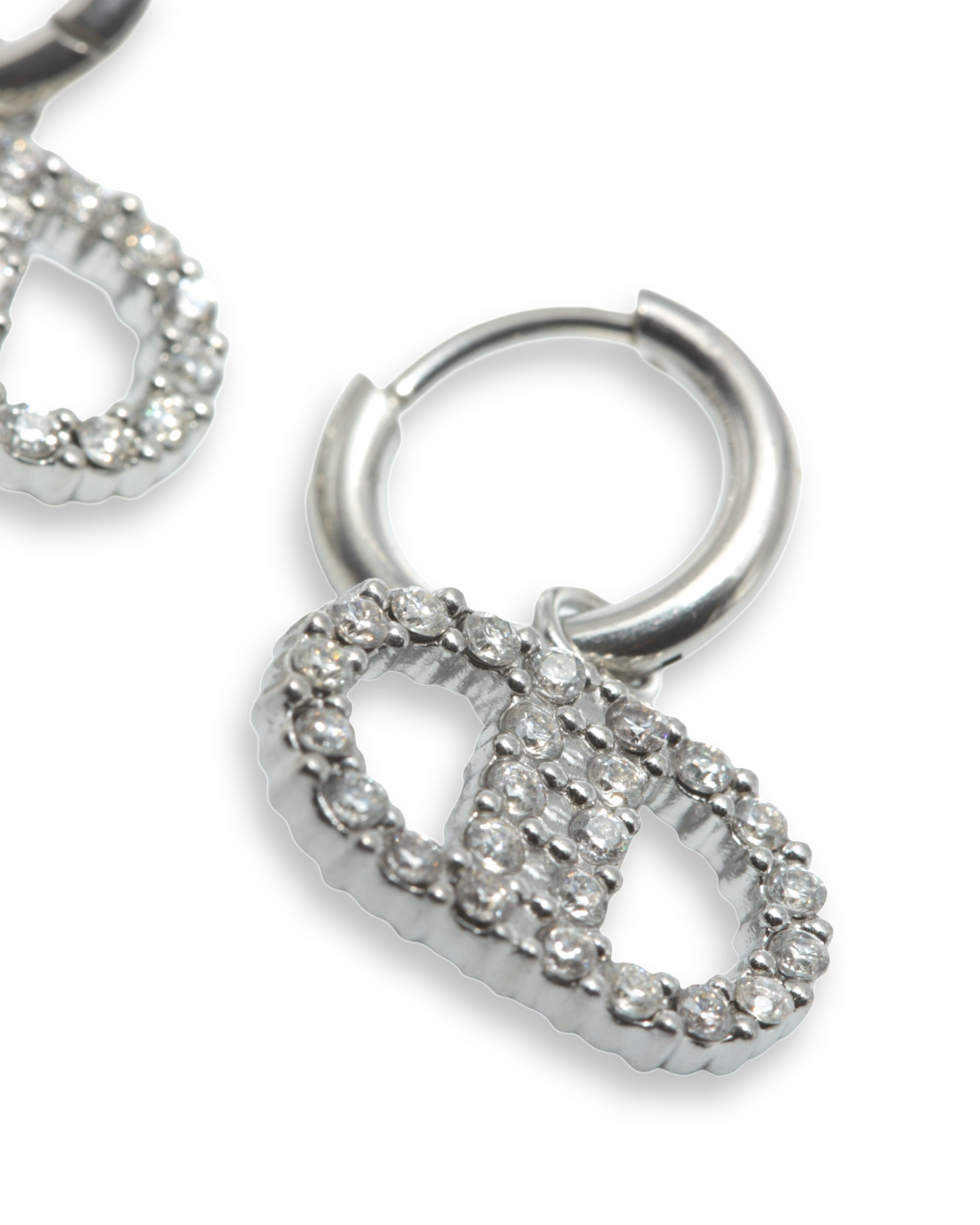 CD bling oorbellen