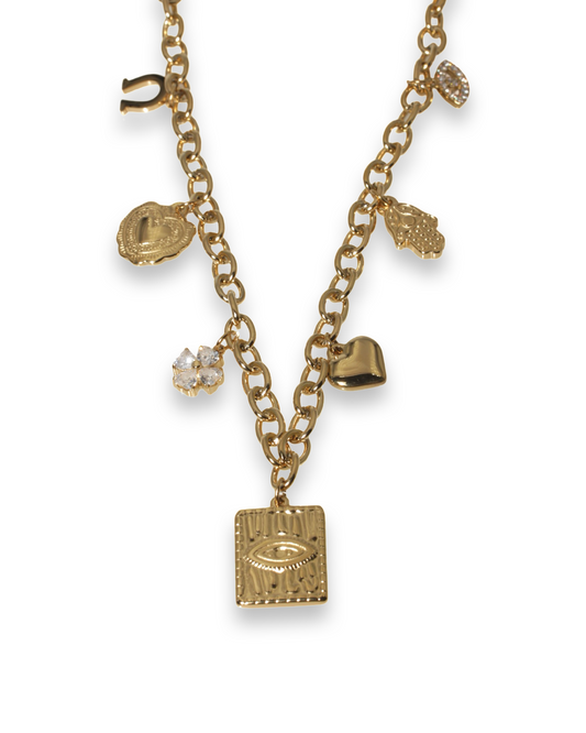 Eye charm ketting