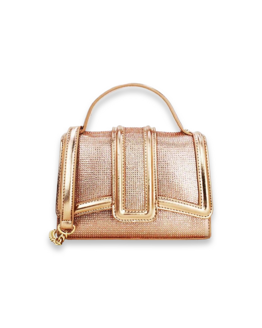 Vintage style strass mini tas