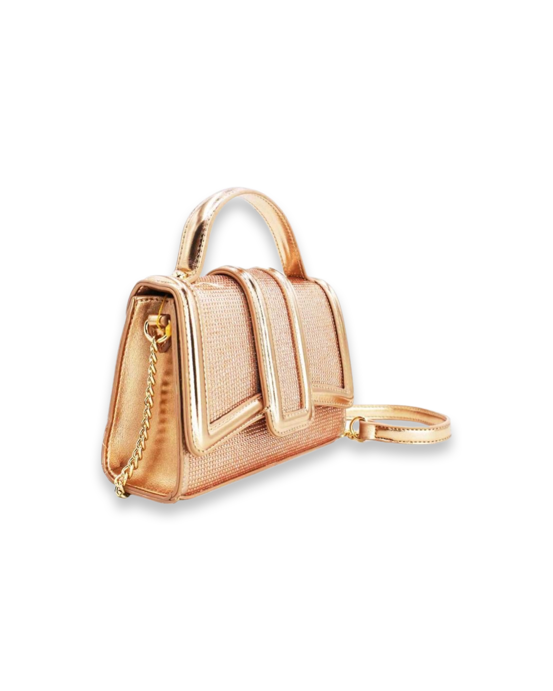 Vintage style strass mini tas