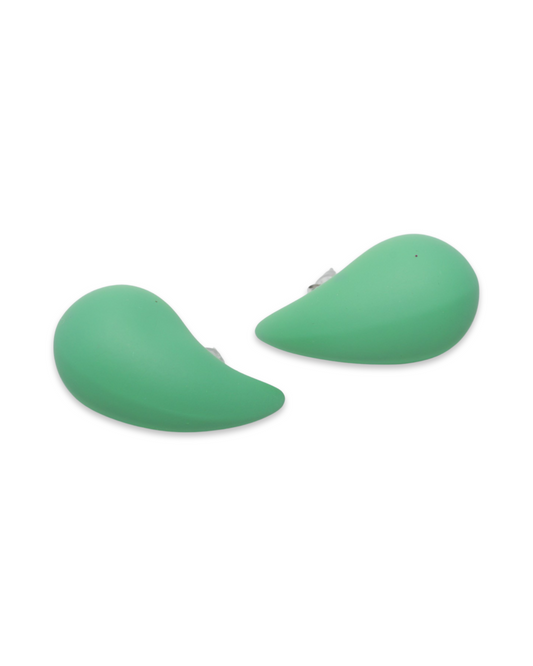 Mat drop oorbellen