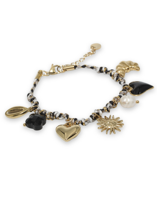 Multi charm armband
