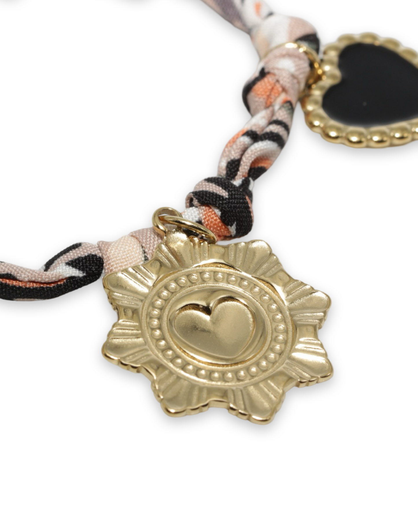 Heart charm armband