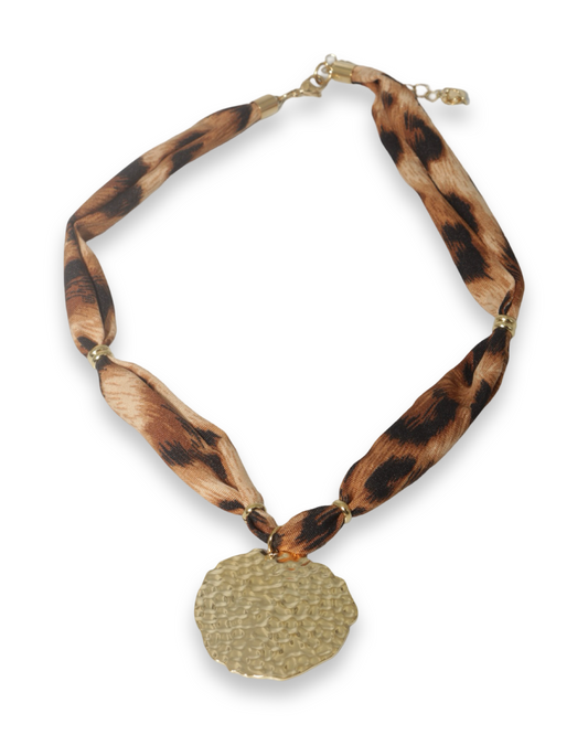 Leo circle ketting