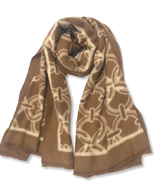 Wintersjaal Chain - Taupe